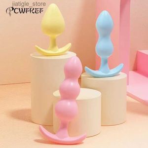 Autres articles de beauté de santé 3 pièces / ensemble de silicone anal en silicone anal débutants anal irritant toys y240402