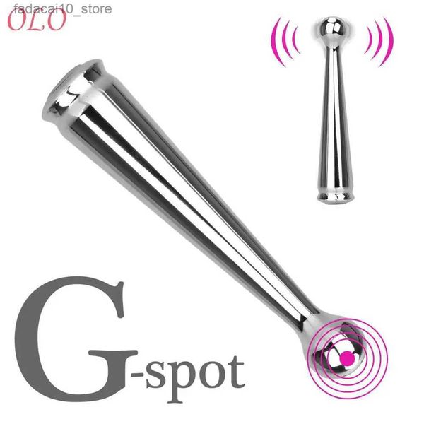 Otros artículos de belleza para la salud Vibrador de metal de 9 velocidades Carga USB erótica para adultos para mujeres Maturbator G-spot Estimulador de clítoris Q240119