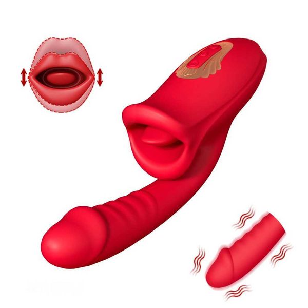 Autres éléments de beauté de la santé Un vibrateur avec léchage de la langue utilisé pour les stimulateurs de vide femelles clitoris de cavité orale en liège