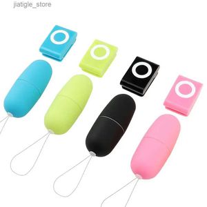 Otros elementos de belleza de la salud Juego para adultos Vibración femenina Jump Wireless Mp3 Control remoto Vibrador de velocidad Multi Speed Y240402