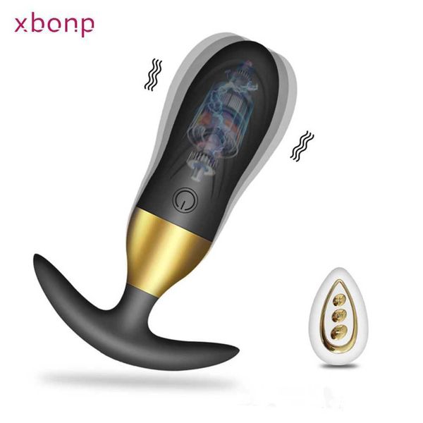 Autres articles de beauté Health Plug Anal For Men Vibrator For Women Control Control Butt Pild Prostate Massager Anale S pour adulte 18 produits intimes Y240503