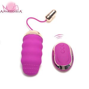 Autres éléments de beauté de la santé Aphrodisie USB Remote sans fil Kegel Ball G-point vibration Ben Wa Clitoris Stimulus vibratrice adulte Q240430