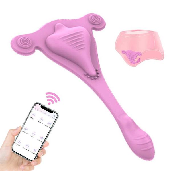 Autres articles de beauté Health Contrôle des applications Panty Vibrateur Panty Toys for Women Dildo Sile Vibrant Pantes Clitoral Vaginal Stimulator Shop 18 T240510