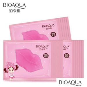 Autres articles de santé et de beauté Bioaqua Crystal Collagen Masque pour les lèvres du visage Humidité Essence Care Pads Pad Gel Drop Delivery Dh8Wj
