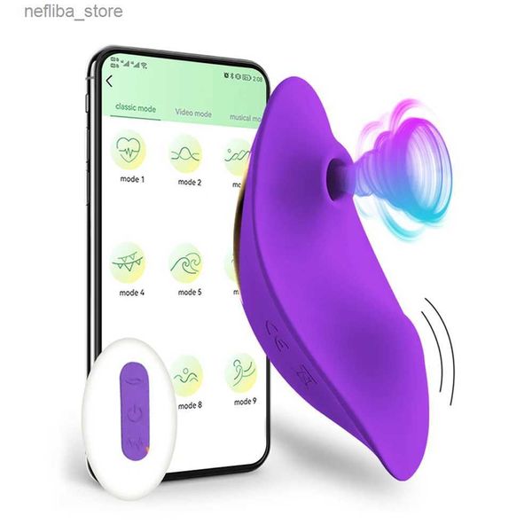 Otros artículos de la salud Bluetooth Control Sucking Vibrator Clítoris Femenino Sucker Clitoris Estimulador 2 en 1 Productos para adultos Toy para adultos para mujeres s Brasts L410