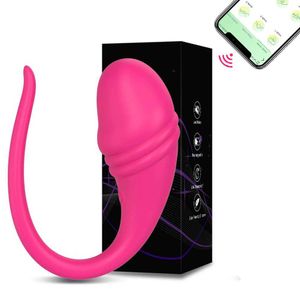 Autres articles de beauté Health Bluetooth App Vibratrice Femme Remote sans fil Contrôle vibrant Oeuf G Dildo Clitoris Stimulator Toys for Women Panties T240510