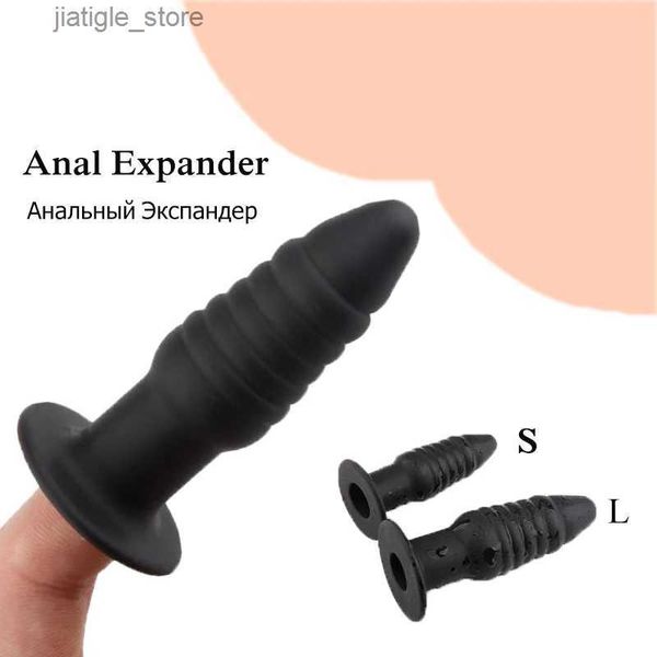 Otros artículos de salud de la salud tapón de silicona dedo de silicona hueco analizator buttplug vaginal dilatador masaje de próstata anal240402