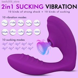 Autres éléments de beauté de la santé Vibratrice de succion clitoridienne pour les femmes Application sans fil vagin g stimulateur spot Blowjob Clit Masturvateur 10 Vibrations Speed Adult Q230919