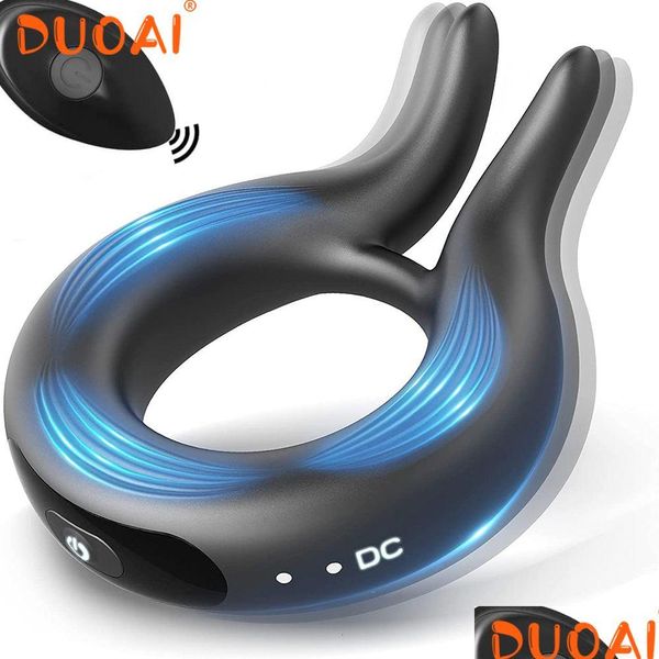 Otros artículos de belleza para la salud Cockrings Penisring Toys para hombres Chasty Cocking Vibrating Penis Cock Ring Y Goods Vibrator Male Adts Gay 1 DHWPT