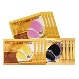 Autres articles de santé et de beauté Masque pour les yeux en cristal d'or au collagène Anti-cernes Carees Crème hydratante pour le visage 50Pairs Drop Delivery Dh6Rg