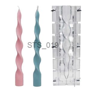 Andere gezondheids- en schoonheidsartikelen Diy Spiraal Lange Stok Kaars Plastic Mal Home Decor Benodigdheden voor het maken van kaarsen Acryl Pc Mold Kit Gemakkelijk te ontvormen Kaarsvorm Jar x0904