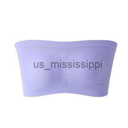 Autres articles de beauté de santé Double couches Soutien-gorge sans bretelles Femmes Tube Top Sexy Sans couture Bralette Bandeau Wrap Soutien-gorge Dames Bustier Crop Invisible Soutien-gorge sans bretelles x0831