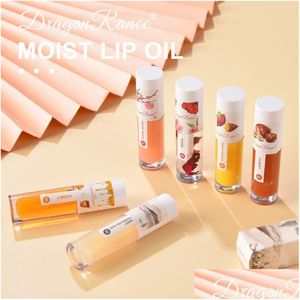 Autres articles de beauté santé Dragon Ranee brillant à lèvres hydratant longue durée nutritif transparent miel rose baume huile brillant à lèvres Dro Dhvs5