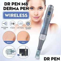 Autres articles de beauté et de santé Est Dr Pen M8-W/C 6 vitesses filaire sans fil Mts Microneedle Derma fabricant système de thérapie par micro-aiguilletage Dhk5V