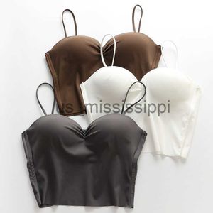 Andere gezondheidsschoonheidsartikelen Vrouwelijke Vneck-bh's Draadloos Bralette met kleine borsten Push-up Sexy Backless Mode Lingerie Zoete stijl Tube Crop Top Dames x0831