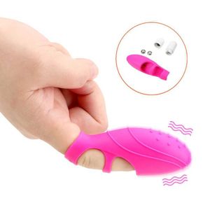 Autres éléments de beauté de la santé Vibratrice du doigt clitoris stimulateur de spot g balle masturbatrice adulte lesbienne Q240430