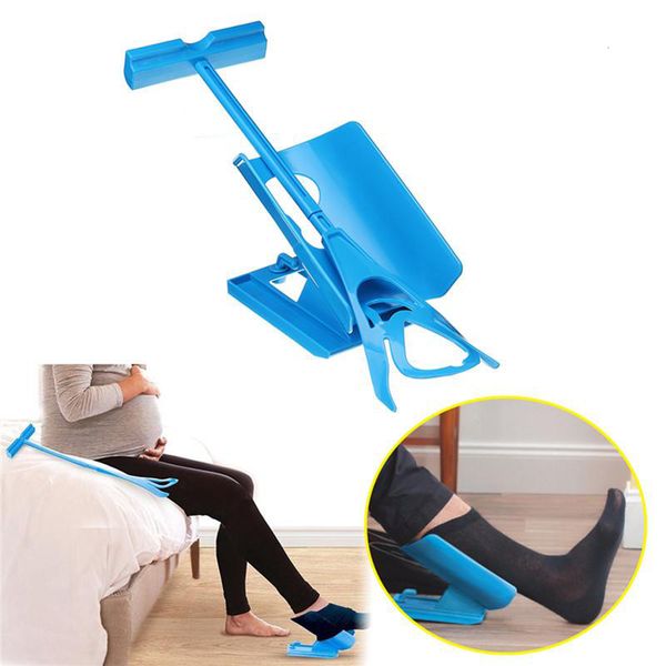 Autres articles de santé et de beauté Kit d'aide à la chaussette flexible Slider Easy On Off pour mettre des chaussettes Bas Aide Dispositif Blue Helper Helps Put 230701