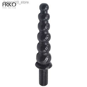 Autres articles de beauté de santé FRKO Big Plug Anal Femelle Avec Poignée Qilian Ball Gourd Rouge Jouet Godes Pour Femmes Masturbation Vagin Massage Érotique Q240117