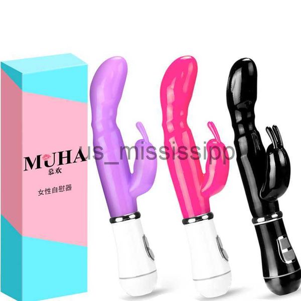 Otros artículos de belleza de salud Vibrador de punto G para mujeres Consolador de empuje con 10 modos potentes Estimulador de clítoris Herramientas de placer sexual para parejas adultas x0825