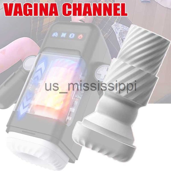 Autres articles de beauté et de santé HESEKS Game Cup Automatique Telesic Sucking Vibration Masturbateurs Canal interne pour hommes Chatte Vagins pour hommes 18 x0825