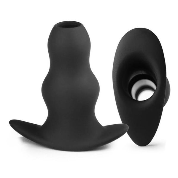 Otros artículos de belleza para la salud Hollow Sile Anal Plug Anus Peep para hombres Mujer Próstata Mas Butt Plugs Enema Beads Toys Drop Delivery Dhlkd