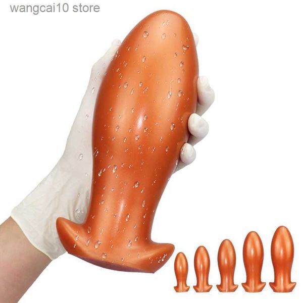 Otros artículos de belleza para la salud Enormes tapones anales juguetes anales para mujer para hombre masajeador de próstata bdsm juguete consolador grande tapones anales sexshop adulto buttplug T230718