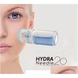 Otros artículos de belleza de la salud Hydra Needle 20 Aplicador de suero Aqua Gold Micloghannel Mesoterapia Tappy Nyaam Fine Touch Derma Stamp R Dhzrz