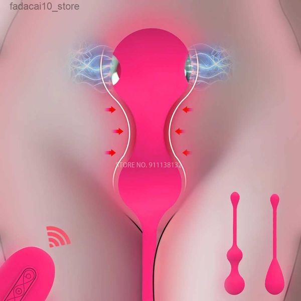 Otros artículos de belleza de salud Kegel Músculo del piso pélvico para mujeres Bolas de contracción vaginal Vibrador Adultos Mujer Juguete íntimo Masaje de coño Geisha Q240117