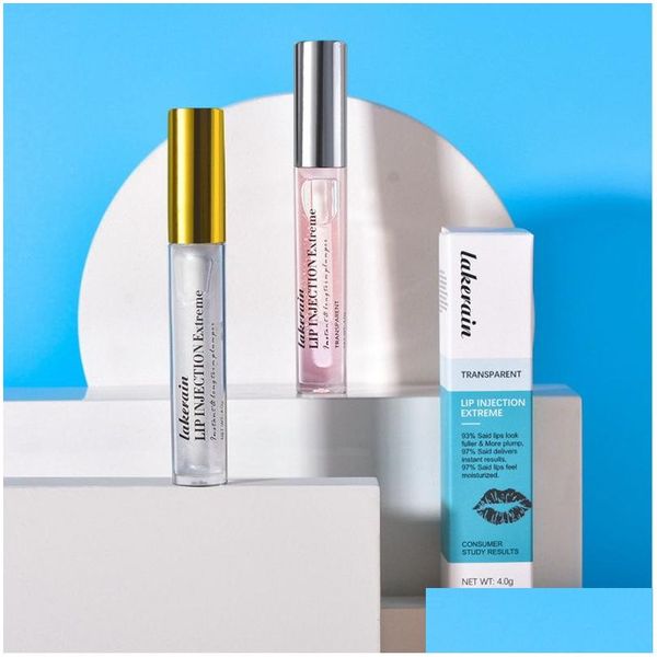 Autres articles de beauté et de santé Lakerain Lip Plump Gloss Maquillage Essence Lèvres Kit Hydratant Naturel Nutritif Hydratant Brillant À Lèvres Se Dhbf0