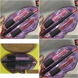 Andere gezondheidsschoonheidsartikelen laagste prijs stockmakeUp lipstick vloeistof matteadddemi mat 3in1 set 3pcs/set lipliner lip gloss kit high qu dhzpp