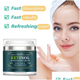 Andere gezondheid Schoonheidsproducten Mabox Retinol 3% Moisturizer Gezichtscrème Lotion Vitamine E Collageen Anti-veroudering Acne verwijderen Serum 50 ml Drop Dhqbe