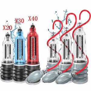 Autres articles de beauté pour la santé Male Pump Pump Water Vacuum pour l'élargissement Dick Extender Cock Exercice Glans Adulte Toys Q2405082