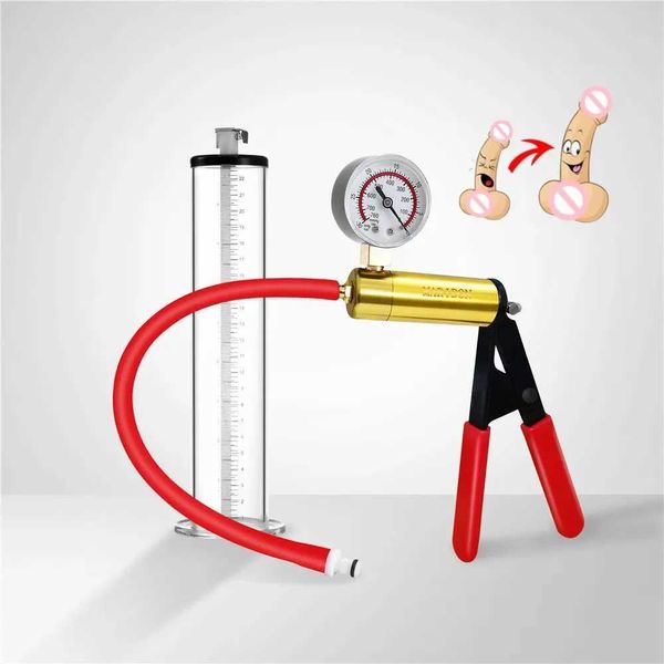 Autres articles de beauté pour la santé Male Pup Pump Manual Affine-vide pour adulte 30 cm Q240430