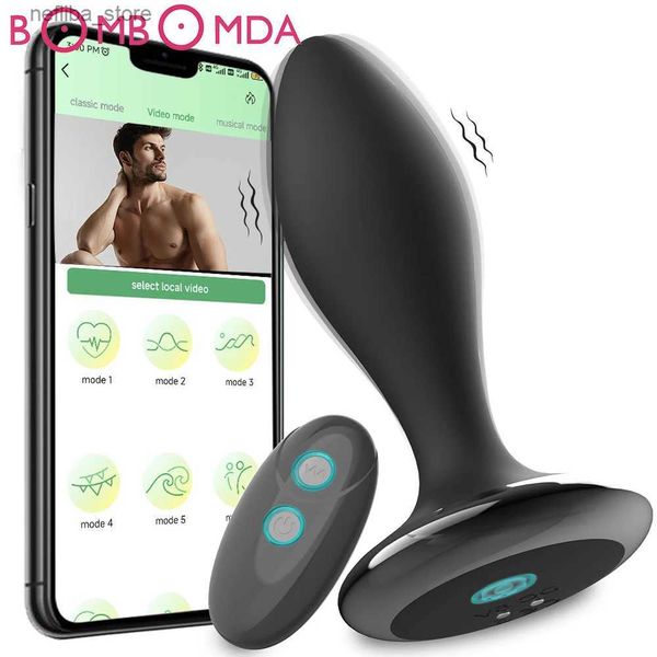 Autres articles de beauté pour la santé masculins massageur masseur Bluetooth application vibrateurs adultes toys for hommes gay masturbator anal bouch good products for adults 18 l410