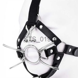 Andere gezondheidsschoonheid items metaal gag spider vorm metaal ring mond gag bondage beperking slaven fetisj met neushaak sm voor vrouwelijke volwassenen spellen x0821 x0821