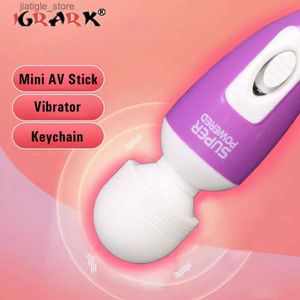 Autres éléments de beauté de la santé Mini AV Wand Magic Wand G-spot vibrateur vibratrice Vibration Love Clitoral Stimulator Vaginal Massageur Y240402