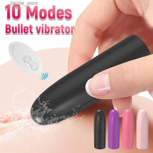 Andere gezondheidsschoonheidsartikelen Mini Bullet Remote Control Vibrators For Women Vagina Clitoris Stimulator Dildo G Spot Vibrating Love S voor volwassene 18 Y240402