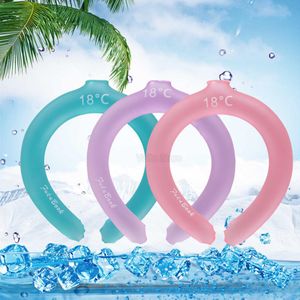 Autres articles de santé et de beauté Refroidisseur de cou Tube Refroidisseur de cou pour Fitness Summer Outdoor Réutilisable Neck Cooling Wrap Gel Ice Pack Relief pour flashs et Feve 230615