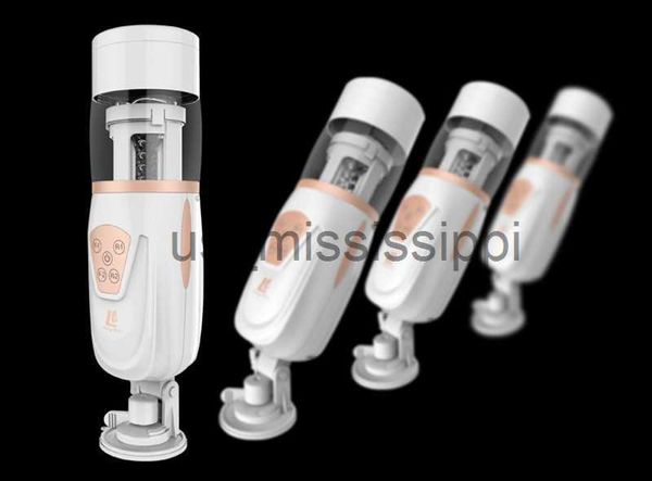 Otros artículos de belleza de salud Nueva máquina telesica de pistón automático Masturbador masculino eléctrico Chupando aire Vibradores retráctiles Stroker para hombres x0825