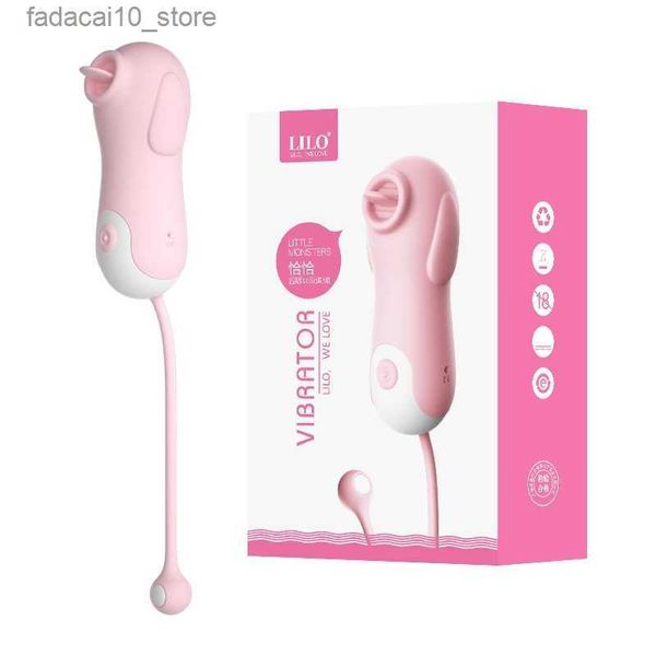 Autres articles de beauté de santé Nouveaux vibrateurs mignons de léchage de langue pour les femmes G spot Stimulateur clitoridien anal vibrateur adulte masturbateur femme Q240119