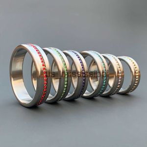 Autres articles de beauté de santé Nouveau design en acier Cock Ring Time Delay Bijoux Cockring Métal Scrotum Pénis Anneaux Manches Pour Hommes Penisring Cockrings Cbt x0825