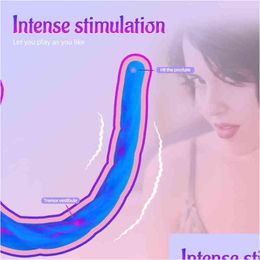 Otros artículos de belleza para la salud Nxy Consoladores Dongs Hilo Látigo Serpiente Vestibe Sm Anal Plug Próstata Mas Dispositivo de masturbación Sile Pene Adt Fu Dhuag