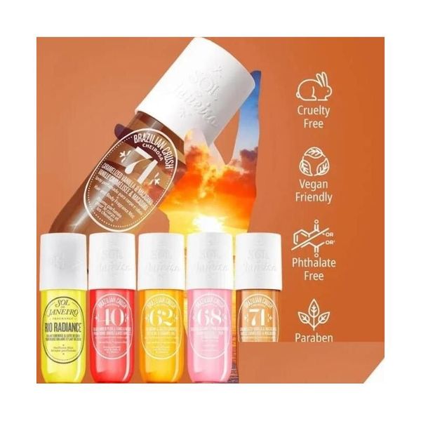 Autres articles de beauté de la santé Original Brésilien Crush Body Fragrance 62/40/68/71 / After Hours Mist Fresh Frupput Natural Long Larding par OTRMD