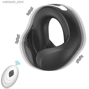 Autres articles de beauté Health Pinis Cock Ring Vibrator Toys for Men Mass Masger Prostate Remote Control Plug Butt Rell Ejaculation Ejaculation pour les produits pour adultes L49