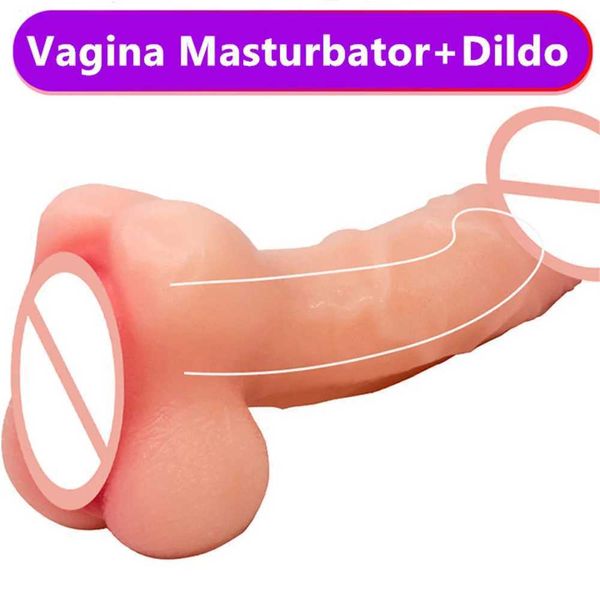 Autres articles de beauté pour la santé pénis Masturateur de vagin de gode anal réaliste pour hommes Soft Dick Pussy Practice Tool gay masturbation adulte Q240430