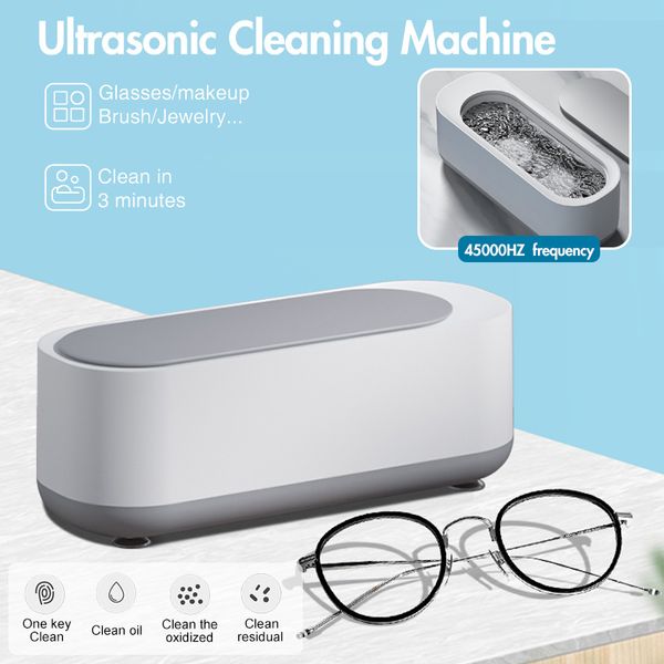 Autres articles de santé et de beauté Machine de nettoyage à ultrasons portable Nettoyant de lavage à haute fréquence pour bijoux Lunettes Montre Outils de nettoyage tout usage 230617