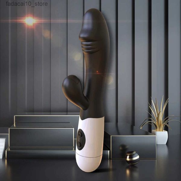 Otros artículos de belleza para la salud Potente vibrador de conejo para mujeres Punto G Estimulador de clítoris femenino Clítoris silencioso Vibrador Consolador Productos para adultos Juguete para mujeres Q240117