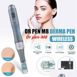 Autres éléments de beauté de santé professionnels Dr Pen Tima M8 Derma rechargeable Derma micro-rythme.