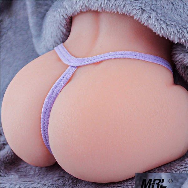 Autres articles de beauté de santé Cul réaliste 3D Sile Vagin Anal Chatte artificielle Double canaux Anus Adt pour hommes Masturbateur masculin Boutique Dhhzz