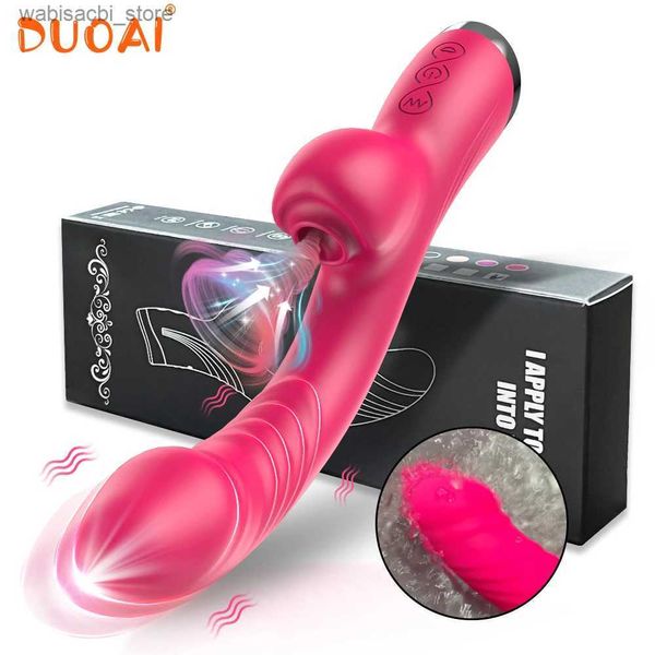 Autres éléments de beauté de la santé Dildo de vibratrice de lapin réaliste pour les femmes Vagina clitoris stimulateur Spot vibratrice jouet masturbateur féminin pour adulte L49